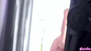 Babe Kali Roses Swallows Brians Cock Before Riding Him In Cowgirl