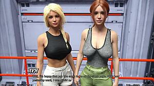 stranded in space with the redhead and her stepsister