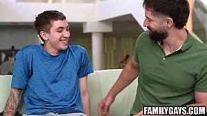 stepson comes home and gets fucked by stepdad