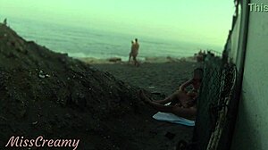 flashing my cock in front of stepdaughter at public beach