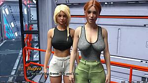 stranded in space with the redhead and her stepsister