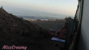 flashing my cock in front of stepdaughter at public beach