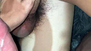 trio casero con jovencita latina doble penetracion