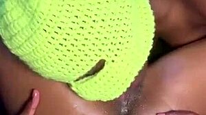 Lesbian sluts lick wet pussies