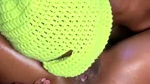 Lesbian sluts lick wet pussies