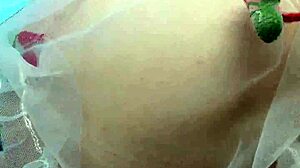 Petite body wear sexy dress on the car