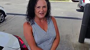 Cheating wife gets picked up at gas station for doggystyle