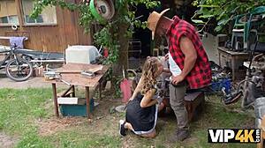 Vip4k sneaky dad fucked girl in vegetable garden