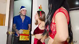 christmas threesome with zack