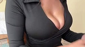Jerking Off To My Stepmom With Big Tits