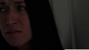 big tits ebony scissoring then facesitting white roommate
