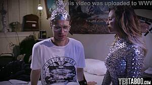 big tits milf ghost devours scientists dick before pegging