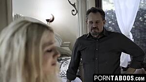 Old Man Fucks Cute Stepdaughter