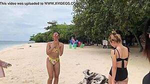 upskirt interview with skirt tease