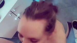 aubree blair flashes pierced tits then fucks on bus