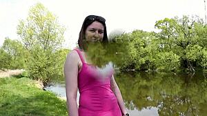 Erotic Musical Break Virgin Assol Outdoors