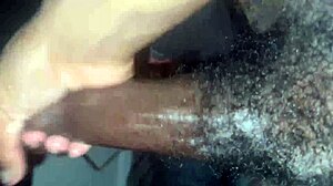 pov gripping my huge cock and milking it hard
