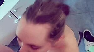aubree blair flashes pierced tits then fucks on bus
