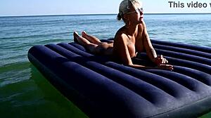 Nude beach beautiful girl big boobs nude in public nudist outdoor blonde hot bitch naked girl naked in public big tits dolphins tattoo girl