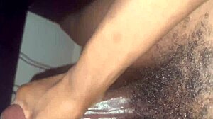 pov gripping my huge cock and milking it hard