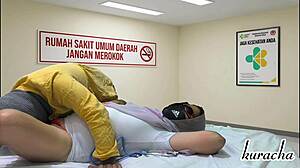 private hospital doctor licking nurse pussy
