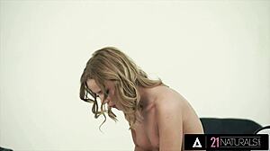 Seductive Brunette Poppy Pleasure Worships Big Dick
