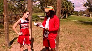 Theshimmyshow bipolar cheerleader takes monster cock