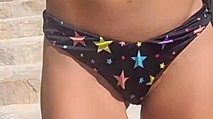 it was so hot at the beach that i had to take off my bikini