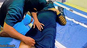 stepbrother picks wrong hole for anal toy play