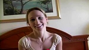 Cum Hungry Teen 18+ Whore Gets On Her Knees