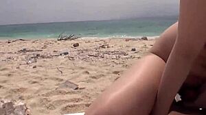 sexy asian dame hina maeda creampies on the beach - uncensored gang orgy xxx jav
