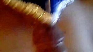 Short sloppy blowjob from this ebony mature