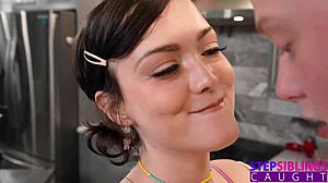 Perky Spinner Stepsis Jade Valentine Explores Stepbro