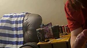 cheating neighbor gives sloppy blowjob to bwc