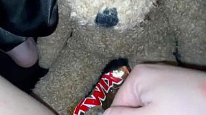 milky latte coffee&twix chocolate in my 18-years-old virgin pink tight pussy