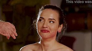 sexy russian pornstar feels the pain for first time