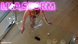piss pong with april paisley and lila storm