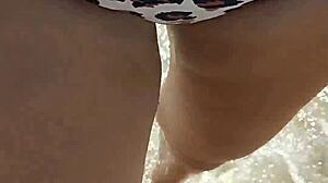 Bikini Wetting On The Beach