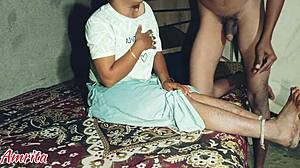 bhabhi gets pounded hard at night in house
