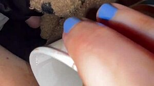 milky latte coffee&twix chocolate in my 18-years-old virgin pink tight pussy