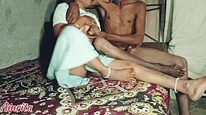 bhabhi gets pounded hard at night in house