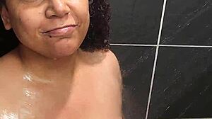 wifey does a striptease for her special follower
