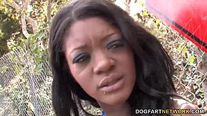 Ebony jenna brooks gangbang and facial cumshot