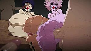 足交性爱片段 - 脚来干活