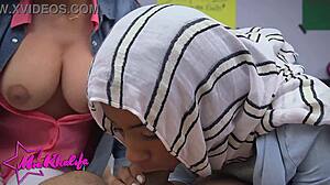 mia khalifa cock sucking queen leads valentina vega through hands on blowjob tutorial