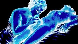 Vintage erotic art collection displayed