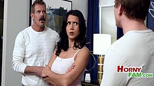 stepdad had no idea my cock was inside my step cousin