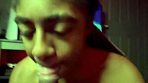 cum swallowing freak swallows every drop