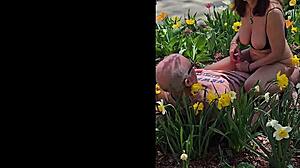 Outdoor MMMF For Sexy Swinging Milf Hotwife Candi Annie