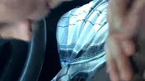 Car blowjob with hooker
